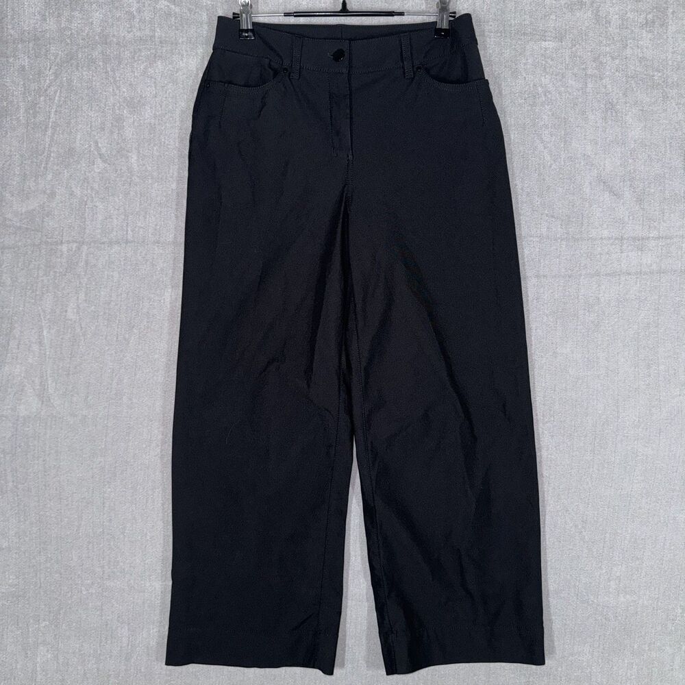 Lululemon City Sleek 5-Pocket Wide Leg High-Rise 7/8 Length Pants Sz 27